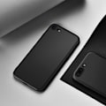 Miniatyrbillede 4 af 4: iPhone 8 Cover - Stødabsorberende - Silikone TPU - Ultra Tynd - Mat Finish - Sort Svart