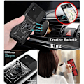 Miniatyrbild 3 av 4: Fodral för Redmi 10A Black Shockproof Army Style Inbyggt stöd Förstärkt kantkameraskydd