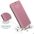 Miniatyrbillede 6 af 6: Coque + 2 Glasklarer til Xiaomi Redmi Note 14 5G (ikke til 4G) Spejl Effekt Gennemsigtig Beskyttelse Forstærket Pink Rosa