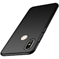 Miniatyrbillede 3 af 4: Beskyttelsesskal til Xiaomi Mi 8 - E.F.CONNECTION - Blød Mat Sort - Sæt med 2 Inkluderede Tempered Glas Svart