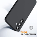 Miniatyrbillede 2 af 4: Coque til Xiaomi Redmi 14C - Silikone Stødabsorberende Kradsikker med Strop - Sort Svart