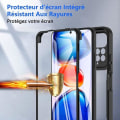 Miniatyrbillede 3 af 4: Etui til Redmi Note 11S (6") 360 graders beskyttelse Anti-ridse fuld stiv forstærket kant