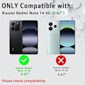 Miniatyrbild 2 av 6: Coque för Xiaomi Redmi Note 14 4G (inte för 5G) Stöttålig med Ring och Skydd för Skjutbar Lins - Mörkblå marinblå