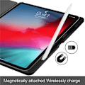 Miniatyrbillede 3 af 4: iPad Pro 11 Etui - Intelligent - PU Læder - Tynd - Stødabsorberende - Penneholder Svart
