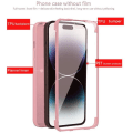 Miniatyrbild 2 av 4: Fodral till iPhone 14 Pro Max Rosa 360 Degree Full Protection Stötsäker silikon