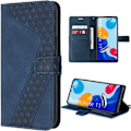 Miniatyrbillede 1 af 4: Coque - Xiaomi - Redmi Note 11/11S - Mørkeblå - PU Læder - Kortholdere og Stander marinblå