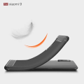 Miniatyrbillede 3 af 4: Beskyttelsescover - Xiaomi - Mi 9 - Carbon Fiber - Sort - Blød Svart