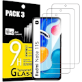 Miniatyrbild 1 av 4: Härdat glas för Redmi Note 11-Note 11S Enkel installation Anti-scratch 3-pack Transparent