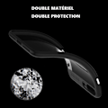 Miniatyrbillede 4 af 4: Coque iPhone X - MÆRKE - Sort - TPU - Blød - Stødabsorberende Svart