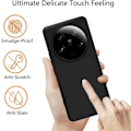 Miniatyrbillede 2 af 4: Silikonetui til Xiaomi 13 Ultra, Matt Ultra Slim Soft Protective Cover Sort