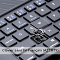 Miniatyrbild 2 av 6: Universellt Fällbart Bluetooth Tangentbord Franska AZERTY, för Surfplatta Telefon Dator Windows iOS Android