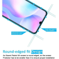 Miniatyrbillede 3 af 4: Pakke - 2 hærdet glasbeskyttelse til Redmi 9A anti-ridsefilm Transparent