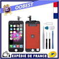 Miniatyrbild 1 av 4: SKÄRM FÖR IPHONE 6 SVART TOUCH GLAS + LCD PÅ CHASSI + VERKTYG