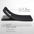 Miniatyrbillede 2 af 4: Etui til One Plus Nord CE 5G (6,43") Blød silikone Sort Anti-Shock Præcis Cutting Sort Svart