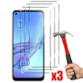 Miniatyrbillede 1 af 4: Skærmbeskyttelse - OPPO - A53/A53s - Pakke med 3 - Hærdet Glas - Ridsefast Transparent