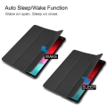 Miniatyrbillede 3 af 4: Coque iPad Pro 11" - MÆRKE - Tri-Fold Slim Fit - PU Læder - Sort - Beskyttelse Svart