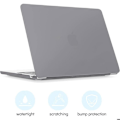 Miniatyrbillede 3 af 6: Coque til MacBook Pro 14 Tommer M4 M3 M2 M1 Pro/Max 2024 2023 2021, Anti-Skrabebeskyttelse med Luftsprækk - Grå Grå