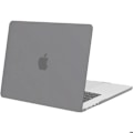 Miniatyrbillede 1 af 6: Coque til MacBook Pro 14 Tommer M4 M3 M2 M1 Pro/Max 2024 2023 2021, Anti-Skrabebeskyttelse med Luftsprækk - Grå Grå