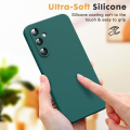 Miniatyrbild 3 av 4: Fodral till Xiaomi Redmi Note 13 4G (inte för 5G) - Silikon Ultra Tunt Lätt Stötsäkert Midnattsgrön