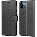 Miniatyrbillede 1 af 4: Coque - E.F.Connection - iPhone 13 Pro Max - Syntetisk læder - Fleksibel - Magnetisk Svart