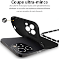 Miniatyrbillede 2 af 4: Beskyttelsesskal til iPhone 14 Pro - E.F.CONNECTION - Slim Ridse-resistent Stødabsorberende med Sort Snor