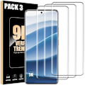 Miniatyrbild 1 av 4: Helglas - E.F.Connection - Redmi Note 14 Pro 5G - Optimal Skydd - 3 Delar - Svart Transparent med svart kant