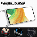 Miniatyrbillede 3 af 4: Beskyttelsescover - E.F.CONNECTION - Redmi Note 10S - Fleksibel TPU - Transparent-Sort - Stødabsorberende Transparent-svart