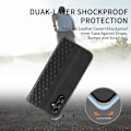 Miniatyrbillede 4 af 4: Coque - E.F.Connection - til Xiaomi Redmi 13C i Sort PU Læder - med 2 Tempered Glas Svart