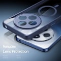 Miniatyrbillede 4 af 4: Etui + 2 hærdede briller til Xiaomi Redmi 14C, beskyttelse med magnetisk ring marineblå