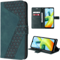 Miniatyrbillede 1 af 4: Coque - Xiaomi - Redmi A1-A2 - Grøn - Stødabsorberende - Syntetisk Læder med Kortlomme Grön