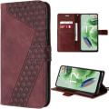 Miniatyrbillede 1 af 4: Coque - E.F.Connection - Redmi Note 12 5G - Rød - Etui i Syntetisk Læder - Kortlommer Röd