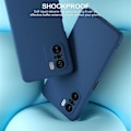Miniatyrbillede 3 af 4: Beskyttelsesetui til Xiaomi Mi 11i - E.F. CONNECTION - Stødsikker silikone - Marineblå - Blødt og holdbart marinblå