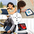 Miniatyrbild 6 av 6: Coque för iPad Pro 11 Tum (2022/2021/2020/2018) Slim Skydd med Stödfunktion - Mörkblå marinblå