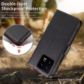 Miniatyrbillede 4 af 4: Etui til Xiaomi 13 Pro 360 graders beskyttelse Anti-shock lædereffekt anti-ridse - sort Svart