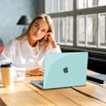 Miniatyrbild 5 av 6: Skyddsskal för MacBook Pro 16 Tum M4 M3 M2 M1 Pro/Max 2024 2023 2021, Hårdskydd med Ventilationsspringa - Grön Grön