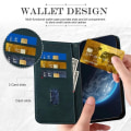 Miniatyrbild 3 av 4: Skyddsskal - Samsung - Galaxy S24 - Nattgrön - Magnetisk stängning - 2 Härdat glas Nattgrönt