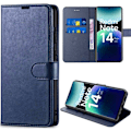 Miniatyrbillede 1 af 6: Coque til Xiaomi Redmi Note 14 Pro Plus 5G/Note 14 Pro+ 5G, Anti-rids Beskyttelse i Marineblåt PU Læder marinblå