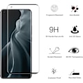 Miniatyrbillede 2 af 4: Lot-3 hærdet glas til Xiaomi Mi 11 High Definition skærmbeskytter Transparent