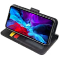 Miniatyrbillede 3 af 4: Coque Etui Rabat - E.F.CONNECTION - til iPhone 12 Mini - 360° Beskyttelse - Syntetisk Læder - Sort Svart