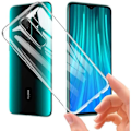 Miniatyrbillede 4 af 4: Beskyttelsesetui til Redmi Note 8 Pro (6,53") - E.F. CONNECTION - Blødt - Gennemsigtigt - Hærdet glas Transparent