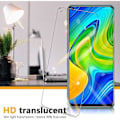 Miniatyrbild 4 av 4: Lot 3 härdat glasskydd för Redmi Note 9 Anti Trace-glasfilmer Transparent