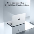 Miniatyrbillede 6 af 6: Ultra Tynd og Transparent Cover Kompatibel med MacBook Air 15 Tommer M4 M3 M2 med Touch ID, 2025 2024 2023 A3241 A2941 A3114 Färg: Färglös kristall