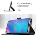 Miniatyrbillede 4 af 4: Etui - Huawei - P30 Pro - Flip Premium - Sort - Magnetisk lukning - Videounderstøttelse Svart