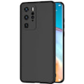 Miniatyrbillede 1 af 3: Etui kompatibelt Huawei P40 Pro, sort silikone etui til Huawei P40 Pro Cover P40 Pro Sort silikone etui (6,1 tommer)