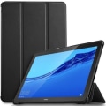 Miniatyrbillede 1 af 4: Etui - Huawei - MediaPad T5 10 - Ultra Slim - PU Læder - Sort Svart