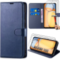 Miniatyrbillede 1 af 4: Coque Antichoc - Xiaomi - Redmi 13C - PU-læder - TPU - Pungefunktion marinblå