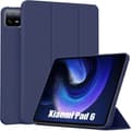 Fodral för Xiaomi Pad 6 / Xiaomi Pad 6 Pro, Repellerande skydd med ställ - Mörkblå marinblå