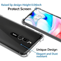 Miniatyrbild 4 av 4: Skyddsfodral för Redmi 8 - E.F.CONNECTION - Anti-Shock Silikon - Transparent Transparent