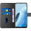 Miniatyrbillede 2 af 4: Beskyttelsesetui til OPPO Find X5 Lite Sort - E.F.CONNECTION - Kortholder - 360 graders beskyttelse Svart