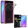 Miniatyrbillede 1 af 2: Til Xiaomi Mi 9T Pro- Redmi K20 Pro Premium 6.39": UltraSlim gel silikone etui - TRANSPARENT + 1 hærdet glasfilm